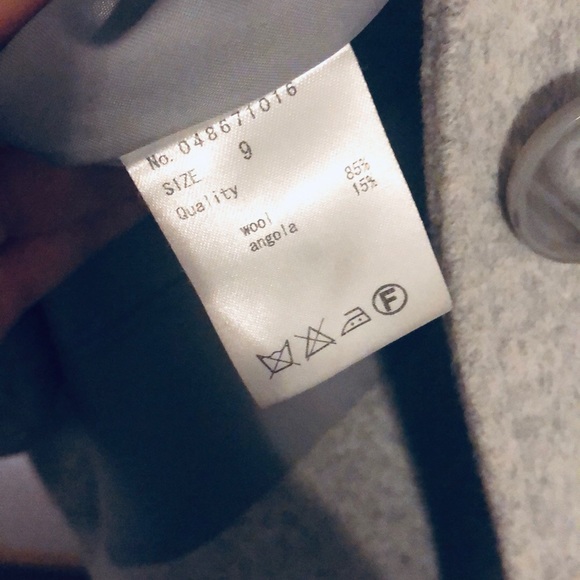 Grey Wool Coat - Picture 4 of 4